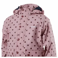 Wings Fleece-Lined Rain Jacket Pink