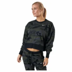 Women'S Dri-Fit Get Fit Training Crew Thunder Grey/White