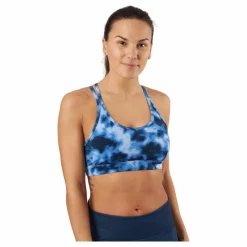 Women's Form Strappy Crop Top Blue