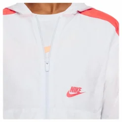 Woven Front Zip Training Junior Grey