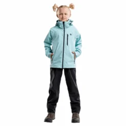 Wyatt Junior Waterproof Shell Blue/Turquoise