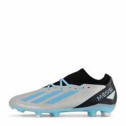 X Crazyfast Messi.3 Firm Ground Boots Silver Metallic / Bliss Blue / Core Black