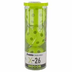 X-26 Indoor Pickleball 3 Pck. Lime-white
