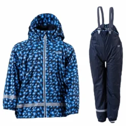 Ye Mini Rainset w/fleece Blue