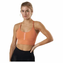 Yoga Indy Eyelet Light Bra Orange
