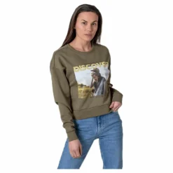 Ziggy L/S O-Neck Box Swt Green