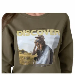 Ziggy L/S O-Neck Box Swt Green