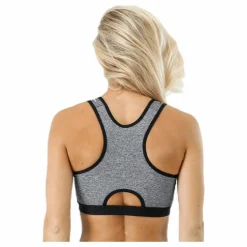 Zip Bra Grey