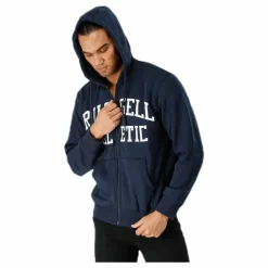 Zip Through Tackle Twill Hoody Blue